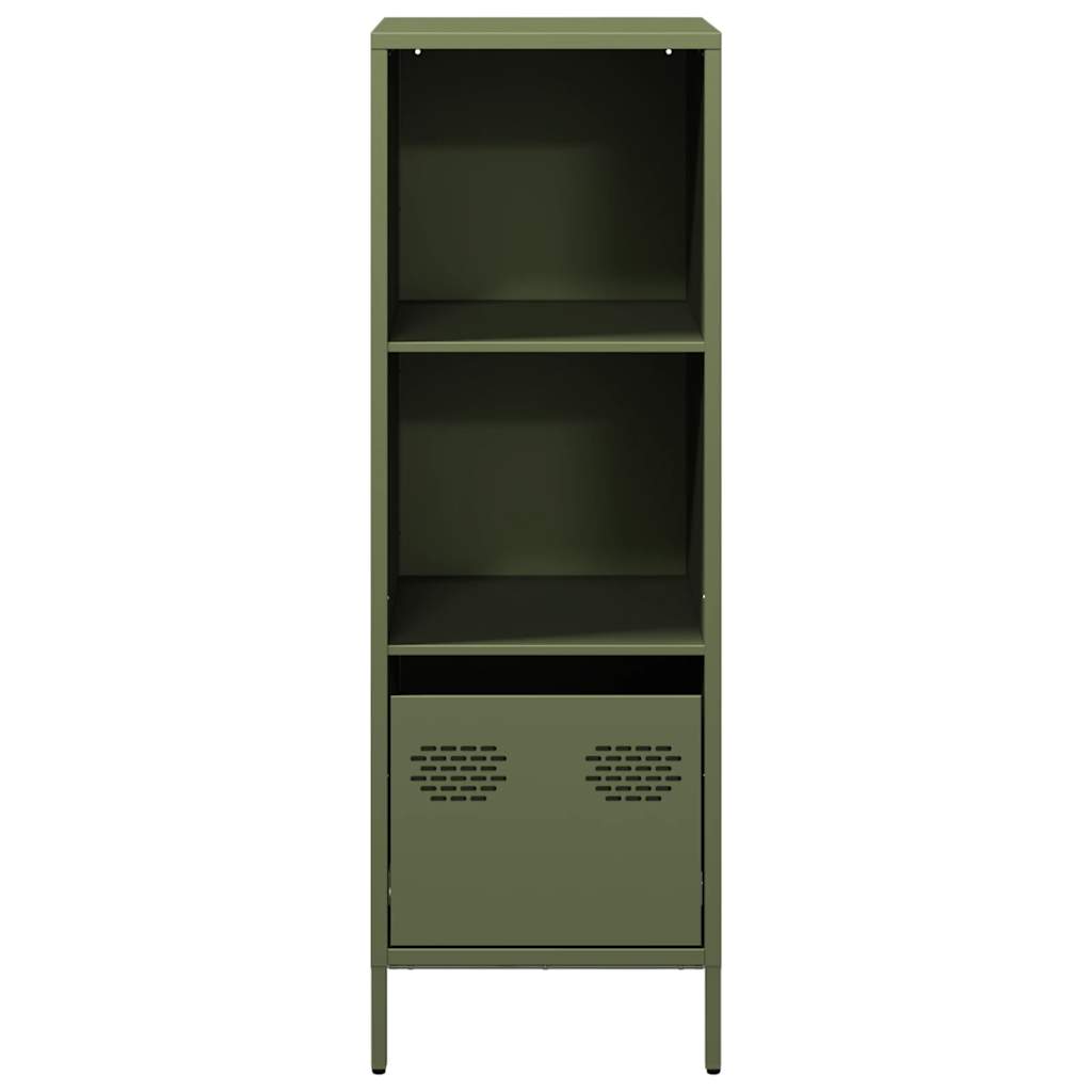 vidaXL Dulap înalt verde măslină 35x39x103,5 cm oțel vidaXL Dulap înalt verde măslină 35x39x103,5 cm oțel