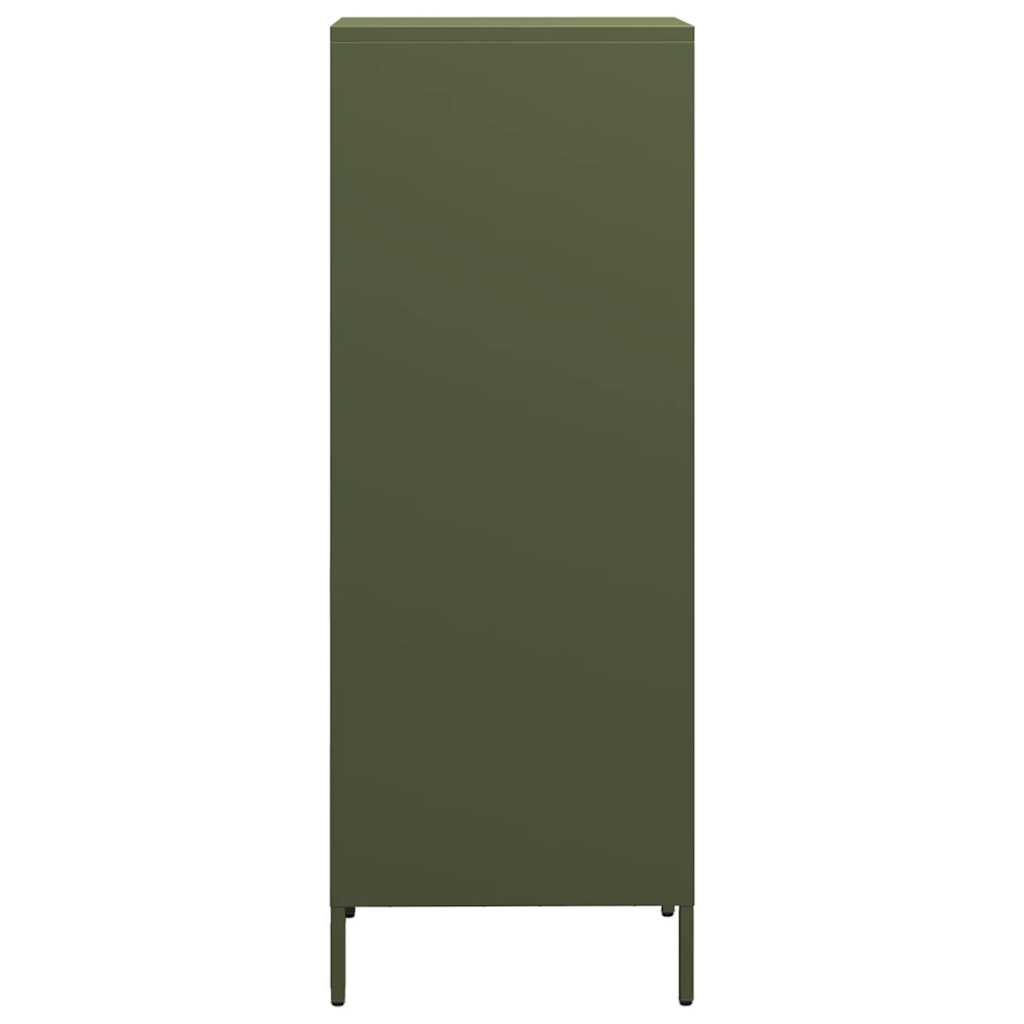 vidaXL Dulap înalt verde măslină 35x39x103,5 cm oțel vidaXL Dulap înalt verde măslină 35x39x103,5 cm oțel