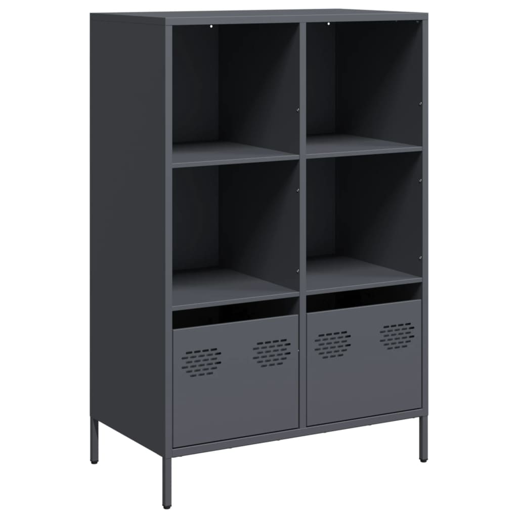 vidaXL Dulap înalt, antracit, 68x39x103,5 cm, oțel vidaXL Dulap înalt, antracit, 68x39x103,5 cm, oțel