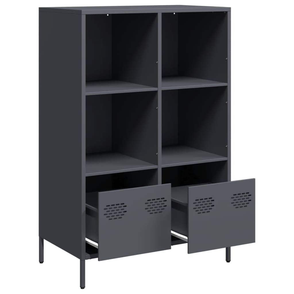 vidaXL Dulap înalt, antracit, 68x39x103,5 cm, oțel vidaXL Dulap înalt, antracit, 68x39x103,5 cm, oțel