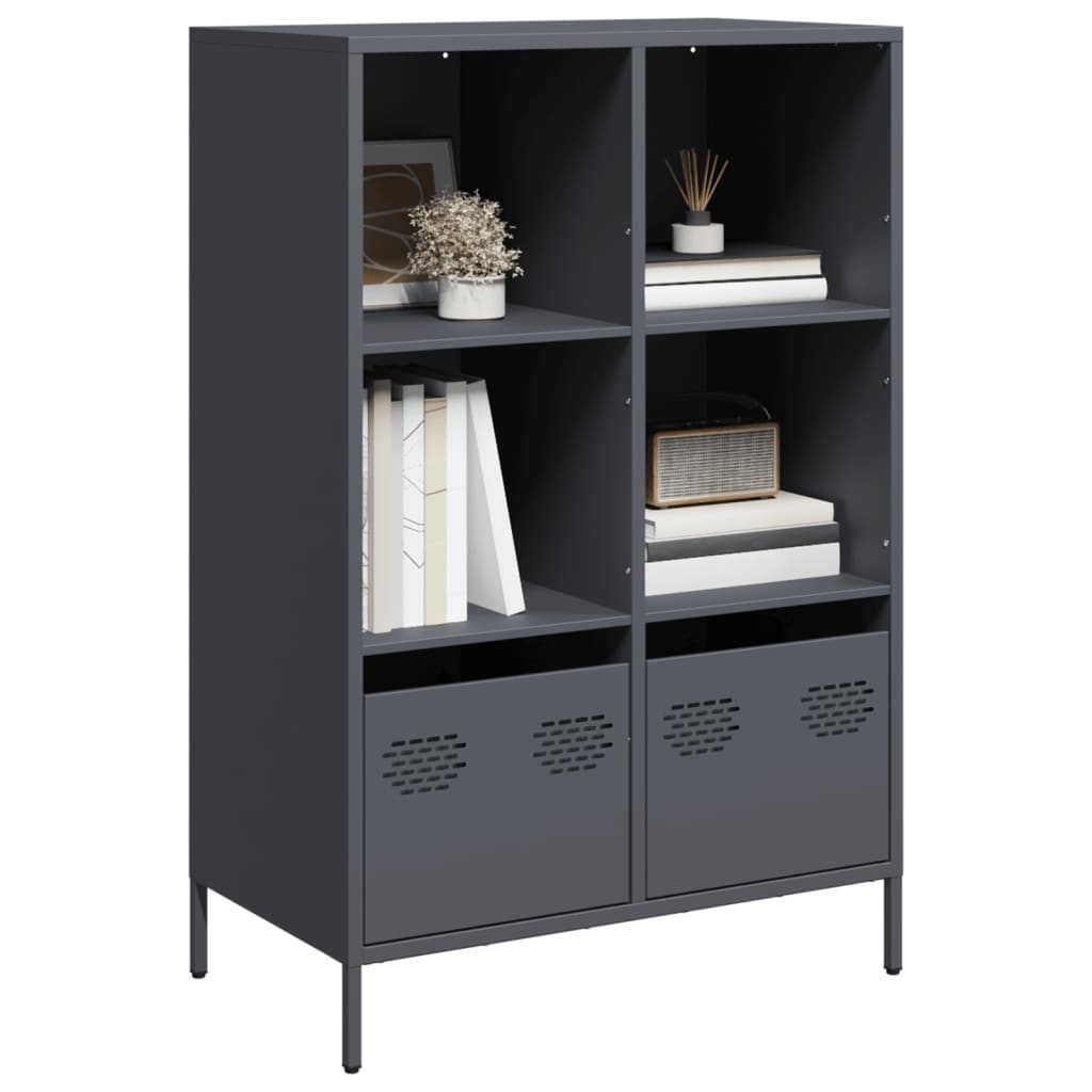 vidaXL Dulap înalt, antracit, 68x39x103,5 cm, oțel vidaXL Dulap înalt, antracit, 68x39x103,5 cm, oțel