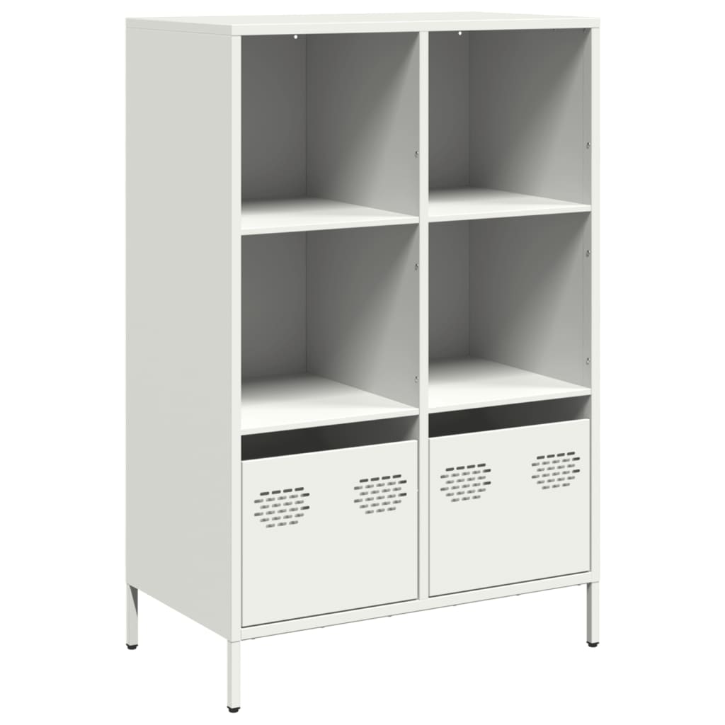 vidaXL Dulap înalt, alb, 68x39x103,5 cm, oțel vidaXL Dulap înalt, alb, 68x39x103,5 cm, oțel