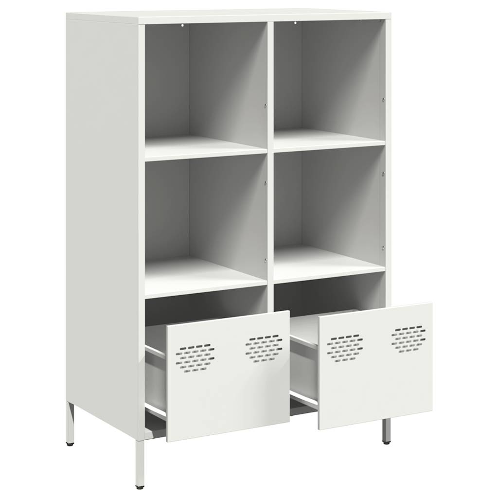 vidaXL Dulap înalt, alb, 68x39x103,5 cm, oțel vidaXL Dulap înalt, alb, 68x39x103,5 cm, oțel