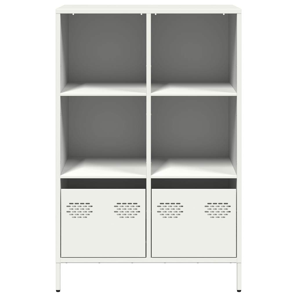 vidaXL Dulap înalt, alb, 68x39x103,5 cm, oțel vidaXL Dulap înalt, alb, 68x39x103,5 cm, oțel