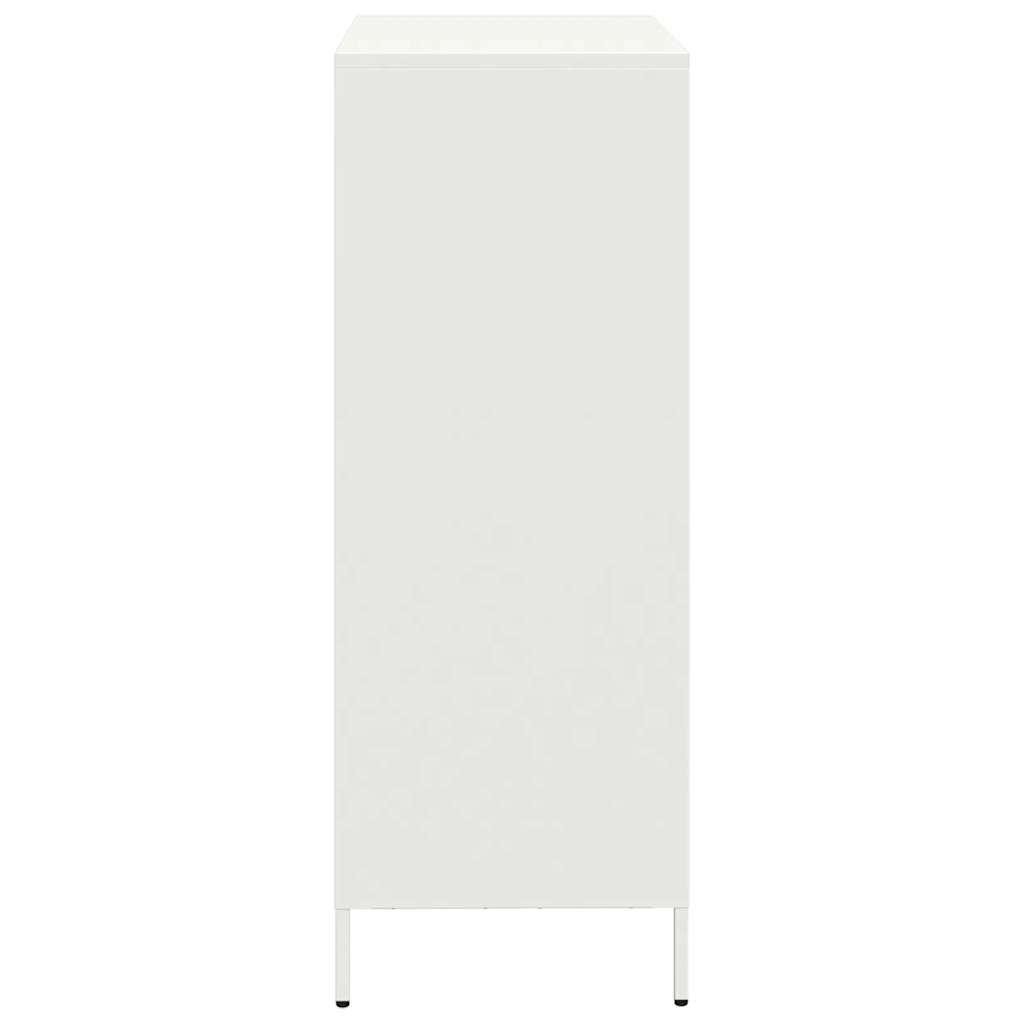 vidaXL Dulap înalt, alb, 68x39x103,5 cm, oțel vidaXL Dulap înalt, alb, 68x39x103,5 cm, oțel