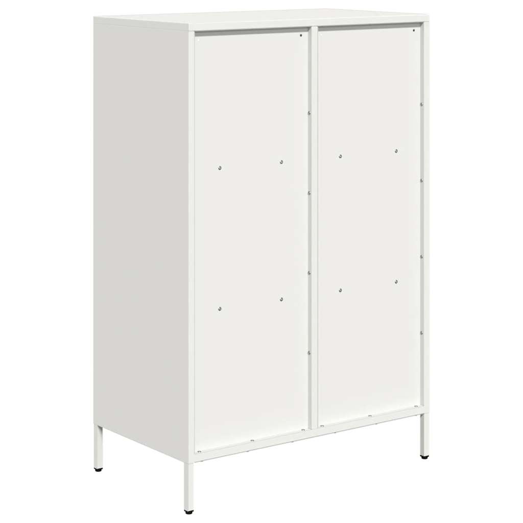 vidaXL Dulap înalt, alb, 68x39x103,5 cm, oțel vidaXL Dulap înalt, alb, 68x39x103,5 cm, oțel