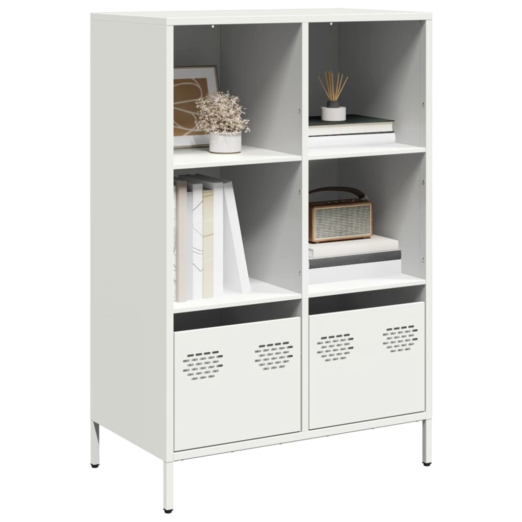 vidaXL Dulap înalt, alb, 68x39x103,5 cm, oțel vidaXL Dulap înalt, alb, 68x39x103,5 cm, oțel