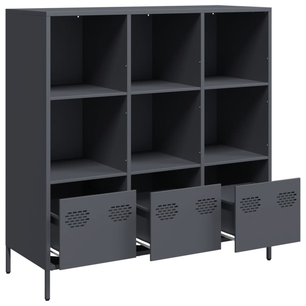 vidaXL Dulap înalt, antracit, 101,5x39x103,5 cm, oțel vidaXL Dulap înalt, antracit, 101,5x39x103,5 cm, oțel