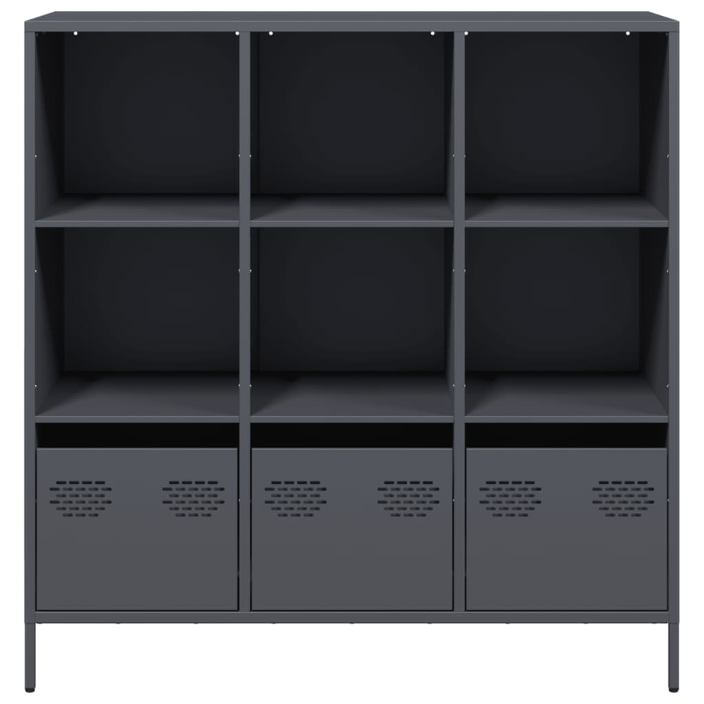 vidaXL Dulap înalt, antracit, 101,5x39x103,5 cm, oțel vidaXL Dulap înalt, antracit, 101,5x39x103,5 cm, oțel
