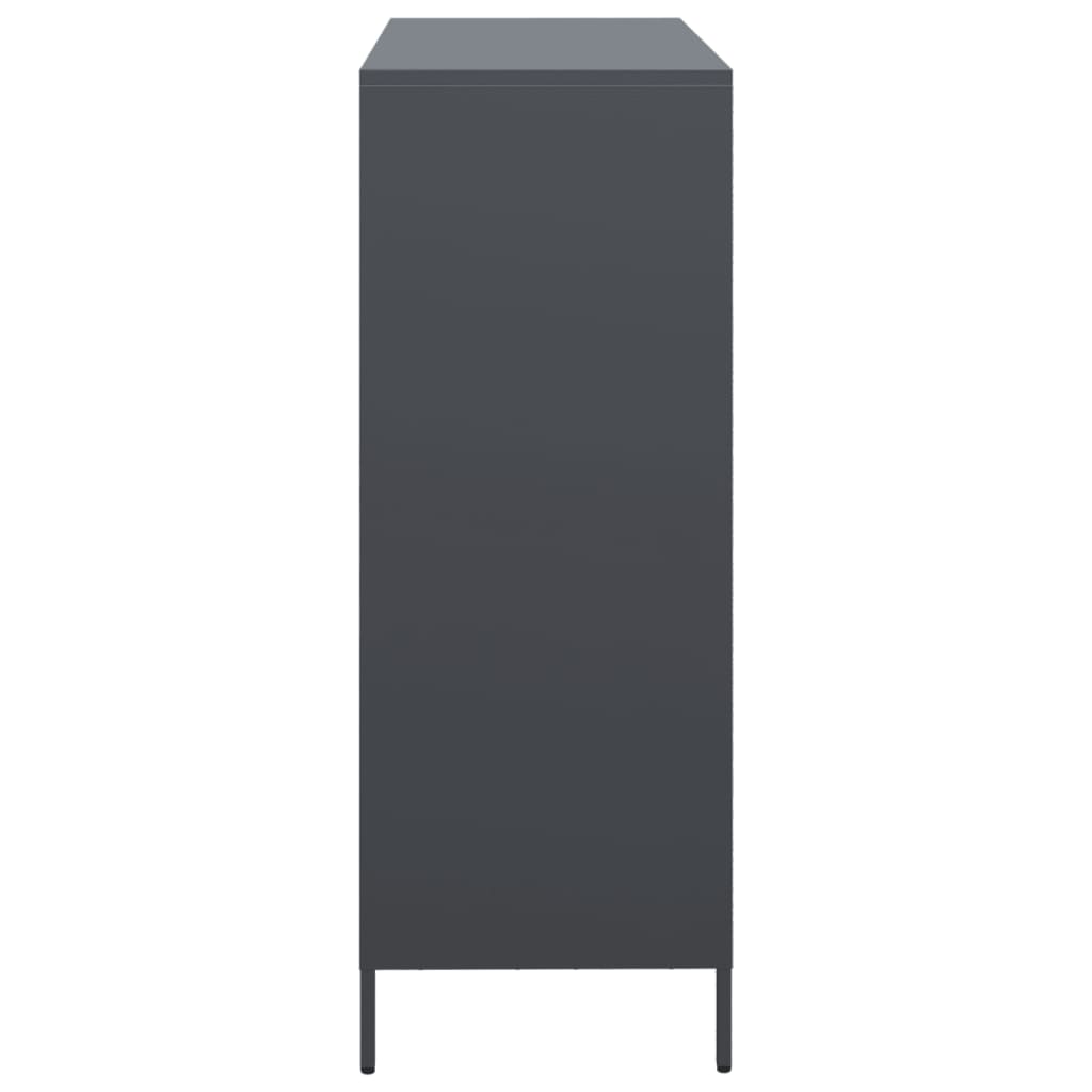 vidaXL Dulap înalt, antracit, 101,5x39x103,5 cm, oțel vidaXL Dulap înalt, antracit, 101,5x39x103,5 cm, oțel