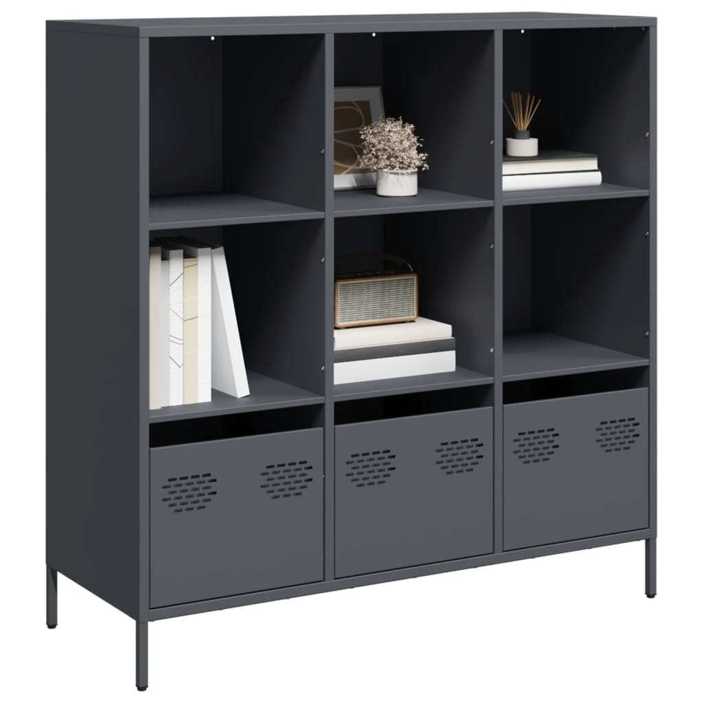vidaXL Dulap înalt, antracit, 101,5x39x103,5 cm, oțel vidaXL Dulap înalt, antracit, 101,5x39x103,5 cm, oțel