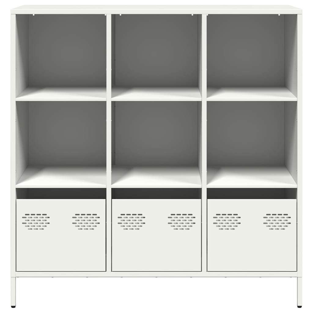 vidaXL Dulap înalt, alb, 101,5x39x103,5 cm, oțel vidaXL Dulap înalt, alb, 101,5x39x103,5 cm, oțel