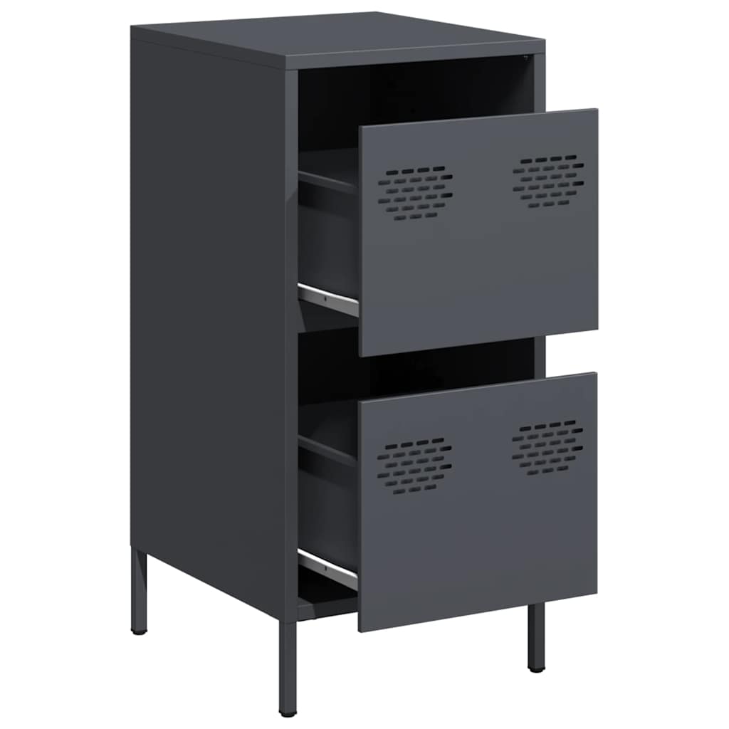 vidaXL Dulap, antracit, 35x39x73,5 cm, oțel laminat la rece