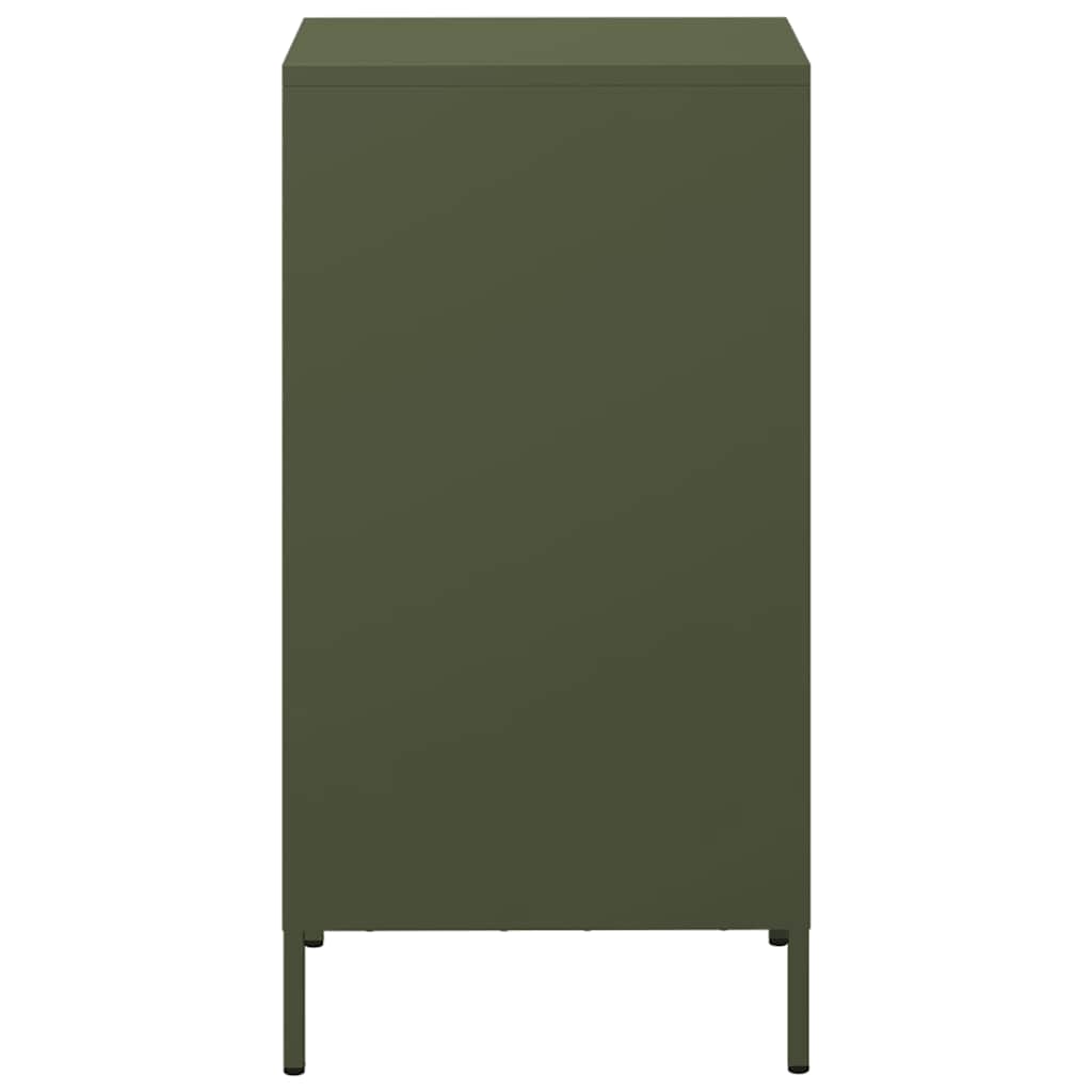 vidaXL Dulap, verde măsliniu, 35x39x73,5 cm, oțel laminat la rece vidaXL Dulap, verde măsliniu, 35x39x73,5 cm, oțel laminat la rece