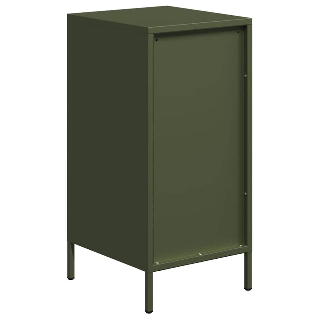 vidaXL Dulap, verde măsliniu, 35x39x73,5 cm, oțel laminat la rece vidaXL Dulap, verde măsliniu, 35x39x73,5 cm, oțel laminat la rece