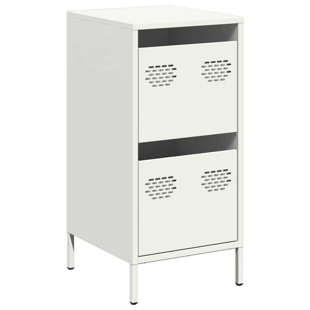 vidaXL Dulap, alb, 35x39x73,5 cm, oțel laminat la rece