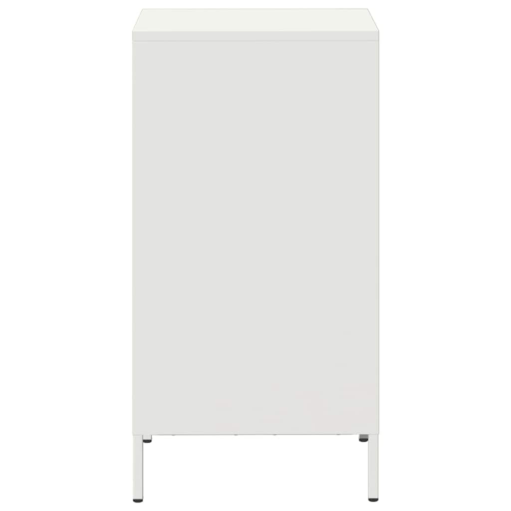vidaXL Dulap, alb, 35x39x73,5 cm, oțel laminat la rece