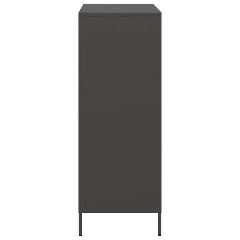 vidaXL Dulap înalt, negru, 39x35x103,5 cm, oțel vidaXL Dulap înalt, negru, 39x35x103,5 cm, oțel