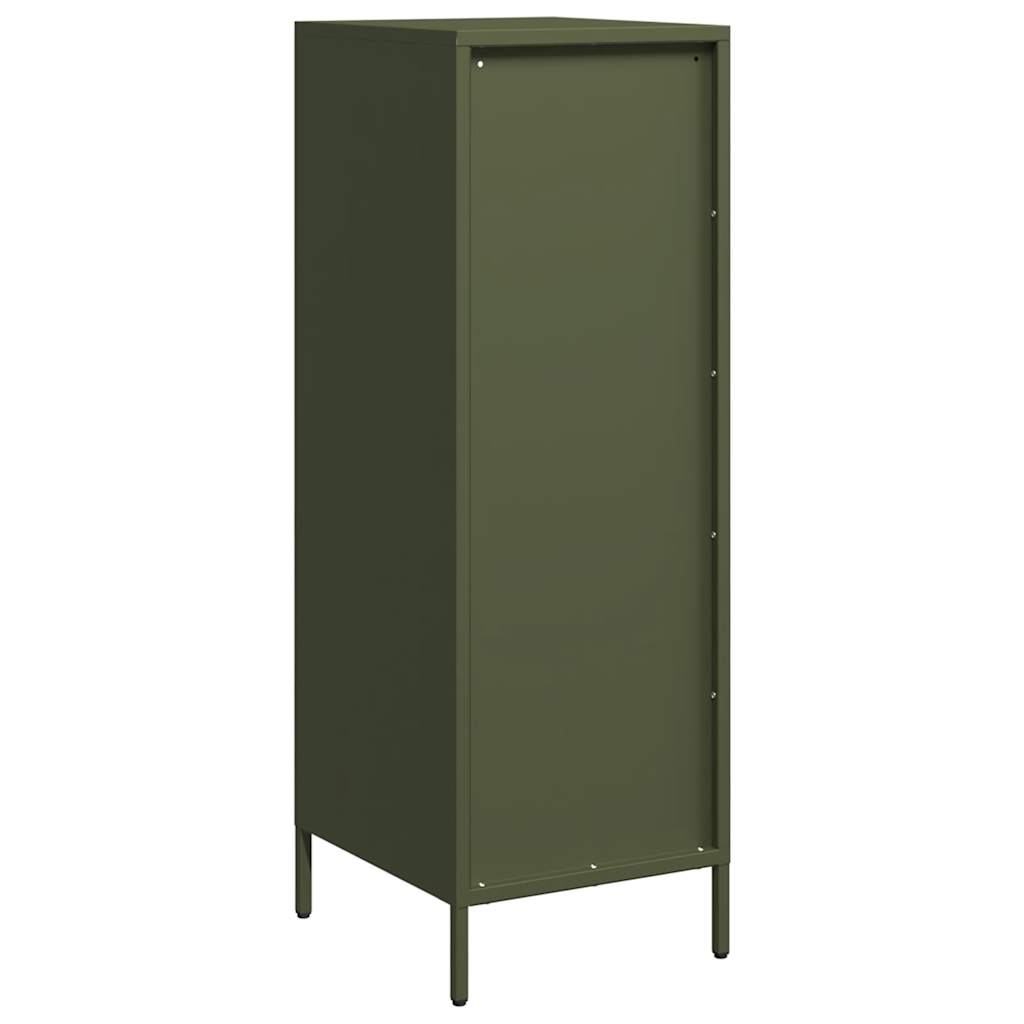 vidaXL Dulap înalt verde măslină 39x35x103,5 cm oțel vidaXL Dulap înalt verde măslină 39x35x103,5 cm oțel