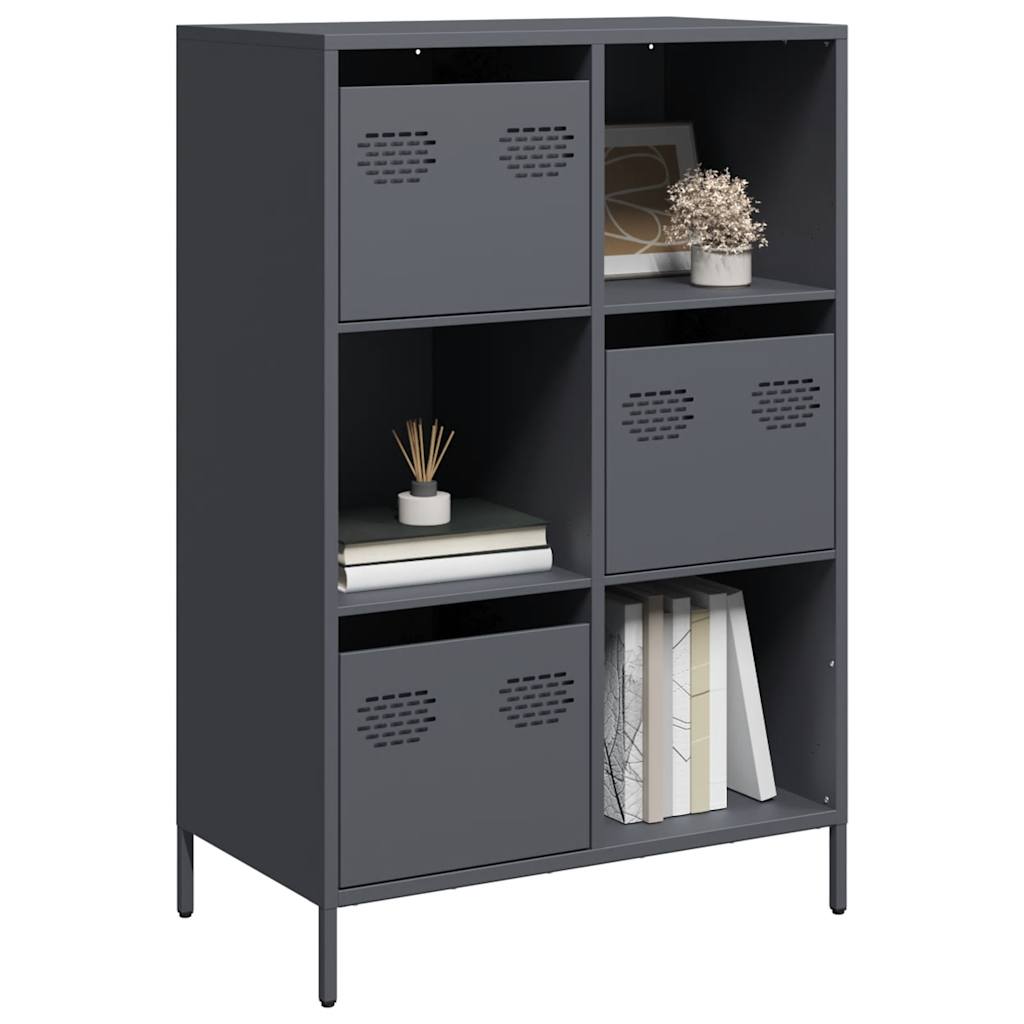 vidaXL Dulap înalt, antracit, 68x39x103,5 cm, oțel vidaXL Dulap înalt, antracit, 68x39x103,5 cm, oțel