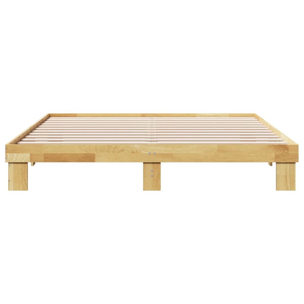 vidaXL Cadru de pat fără saltea 180x200 cm din lemn masiv de stejar vidaXL Cadru de pat fără saltea 180x200 cm din lemn masiv de stejar
