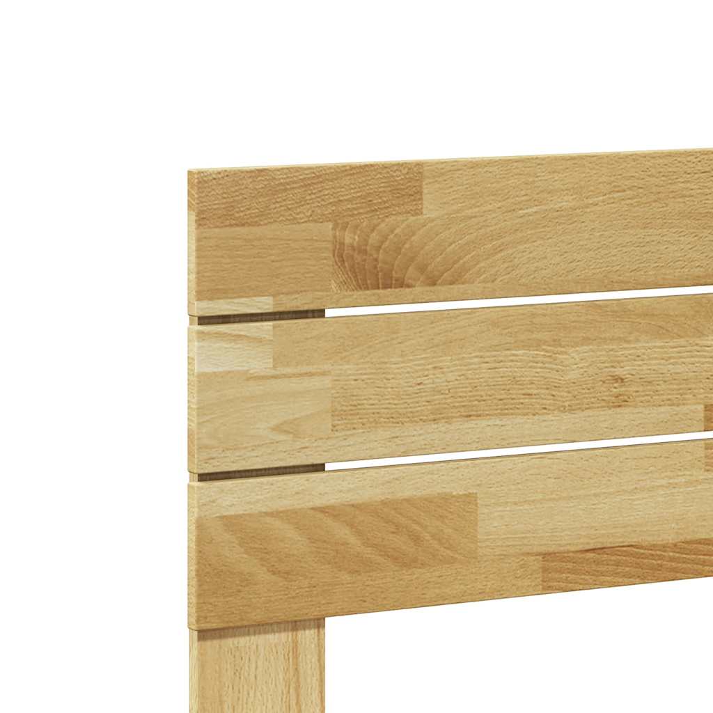 vidaXL Tăblie de pat 90 cm din lemn masiv de stejar