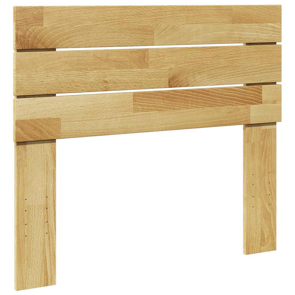 vidaXL Tăblie de pat 90 cm din lemn masiv de stejar