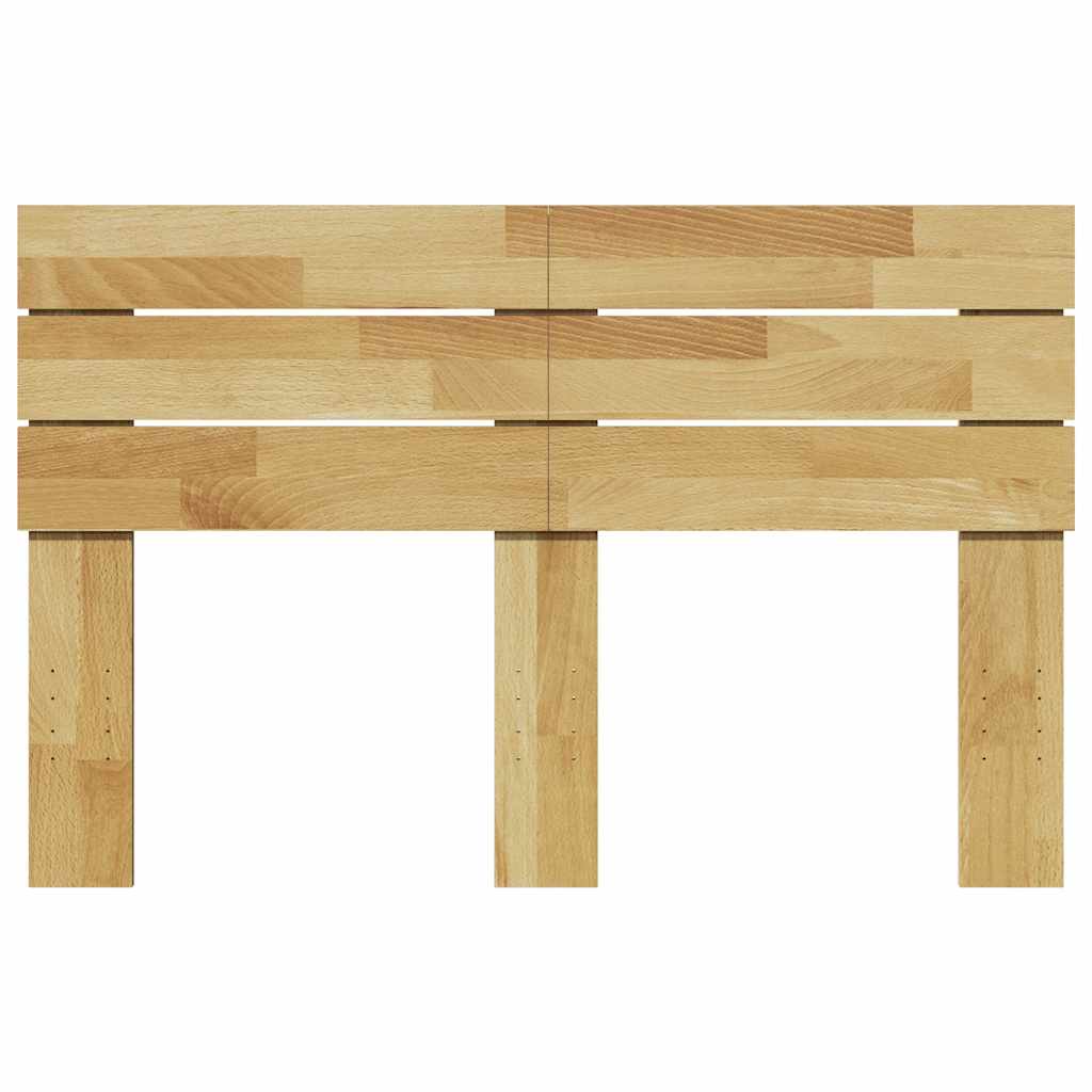 vidaXL Tăblie de pat 120 cm lemn masiv de stejar