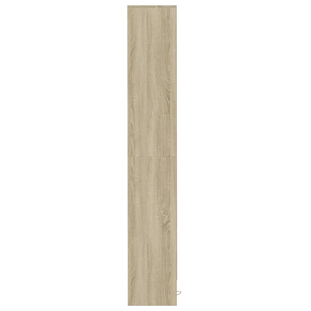 vidaXL Dulap cu LED, stejar sonoma, 36x32,5x200 cm, lemn prelucrat vidaXL Dulap cu LED, stejar sonoma, 36x32,5x200 cm, lemn prelucrat