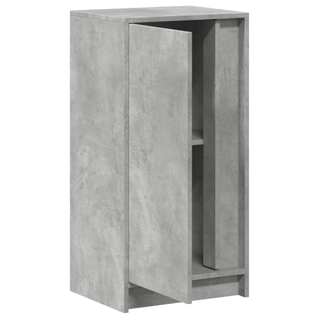 vidaXL Dulap cu LED, gri beton, 42,5x34x85 cm, lemn prelucrat vidaXL Dulap cu LED, gri beton, 42,5x34x85 cm, lemn prelucrat
