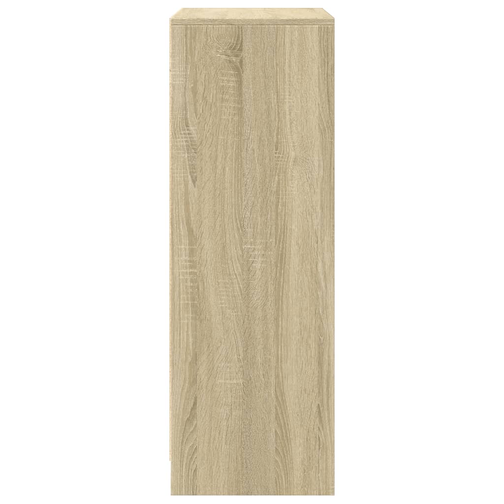 vidaXL Dulap cu LED, stejar sonoma, 77x34x100 cm, lemn prelucrat vidaXL Dulap cu LED, stejar sonoma, 77x34x100 cm, lemn prelucrat