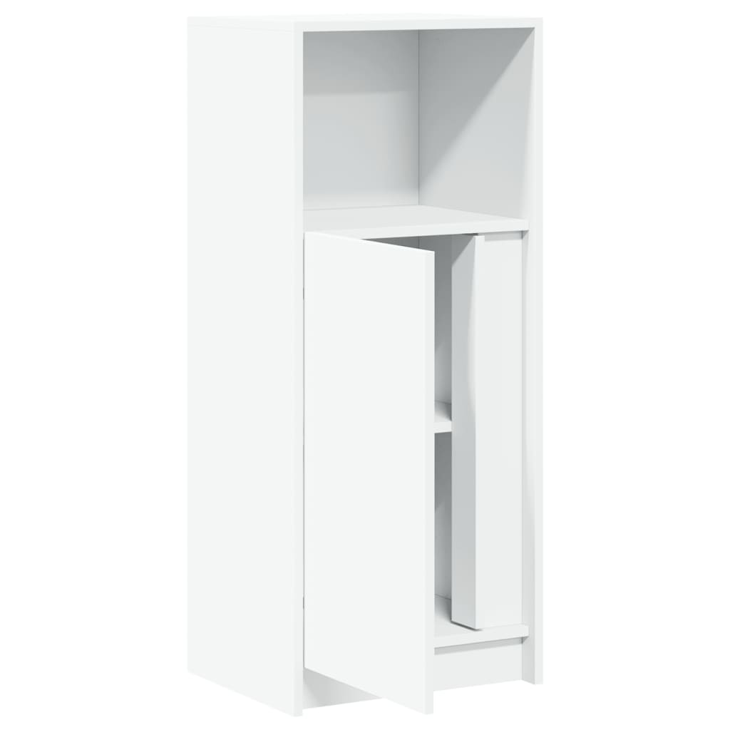 vidaXL Dulap cu LED, alb, 42,5x34x100 cm, lemn prelucrat