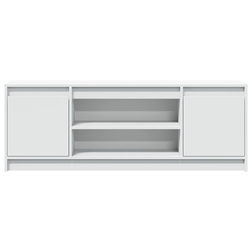 vidaXL Dulap TV cu LED, alb, 139,5x34x50 cm, lemn prelucrat