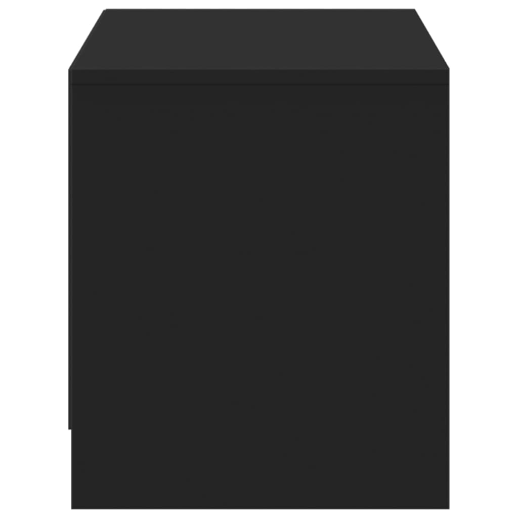 vidaXL Dulap TV cu LED, negru, 97x34x40 cm, lemn prelucrat