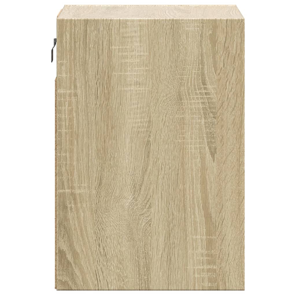 vidaXL Comodă TV de perete cu LED, 2 buc. stejar sonoma, 41x31x45 cm vidaXL Comodă TV de perete cu LED, 2 buc. stejar sonoma, 41x31x45 cm