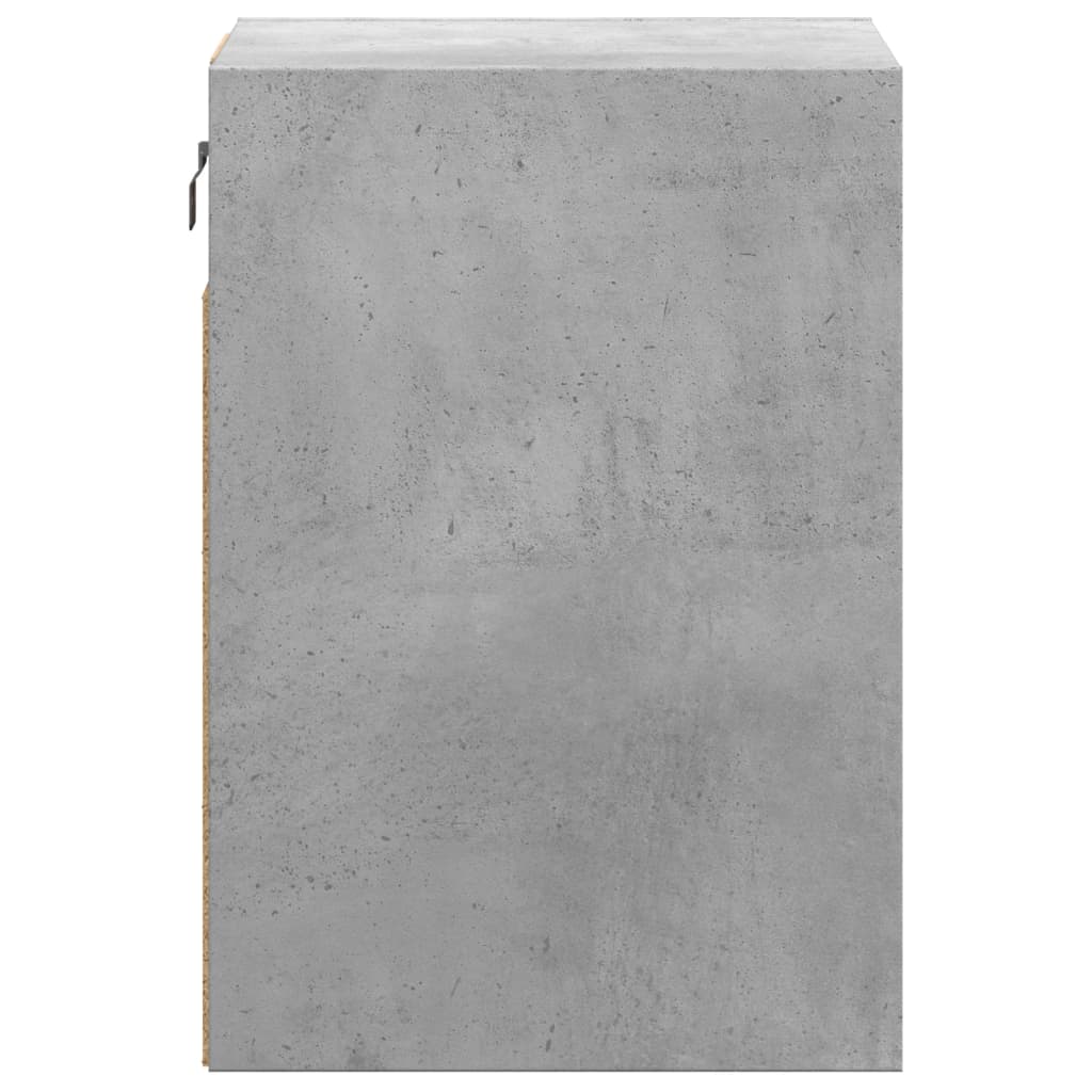 vidaXL Comodă TV de perete cu lumini LED, gri beton, 41x31x45 cm vidaXL Comodă TV de perete cu lumini LED, gri beton, 41x31x45 cm