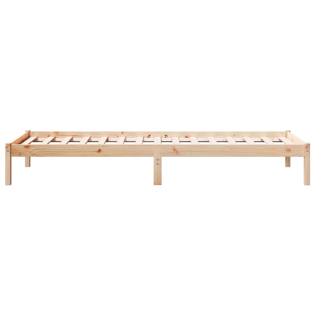 vidaXL Cadru de pat foarte lung fără saltea, 80x210 cm, lemn masiv pin vidaXL Cadru de pat foarte lung fără saltea, 80x210 cm, lemn masiv pin
