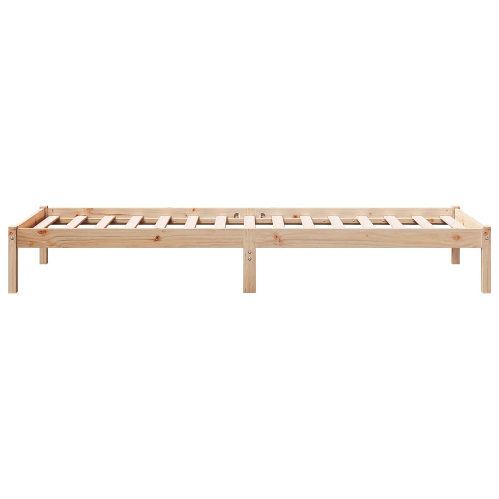 vidaXL Cadru de pat foarte lung fără saltea, 90x220 cm, lemn masiv pin vidaXL Cadru de pat foarte lung fără saltea, 90x220 cm, lemn masiv pin