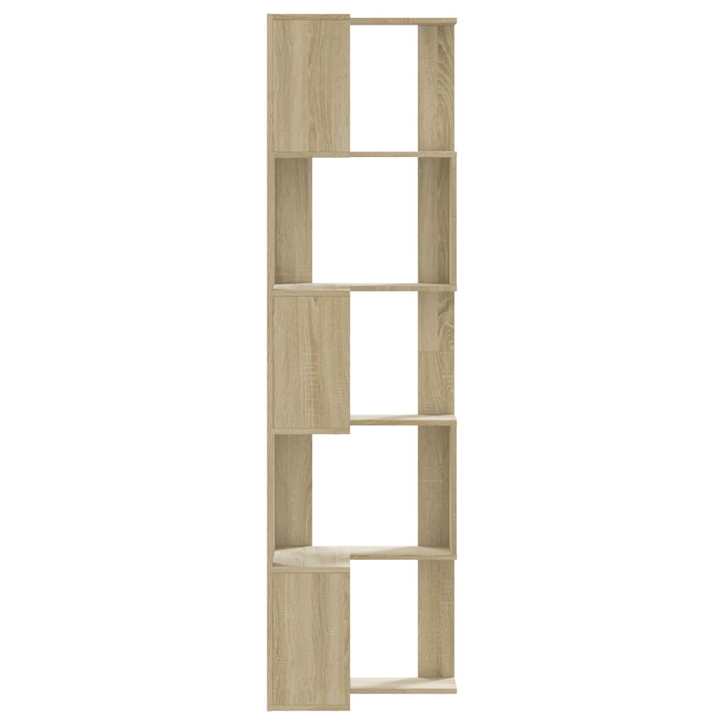 vidaXL Bibliotecă 5 niveluri stejar sonoma 50x50x179cm lemn prelucrat vidaXL Bibliotecă 5 niveluri stejar sonoma 50x50x179cm lemn prelucrat