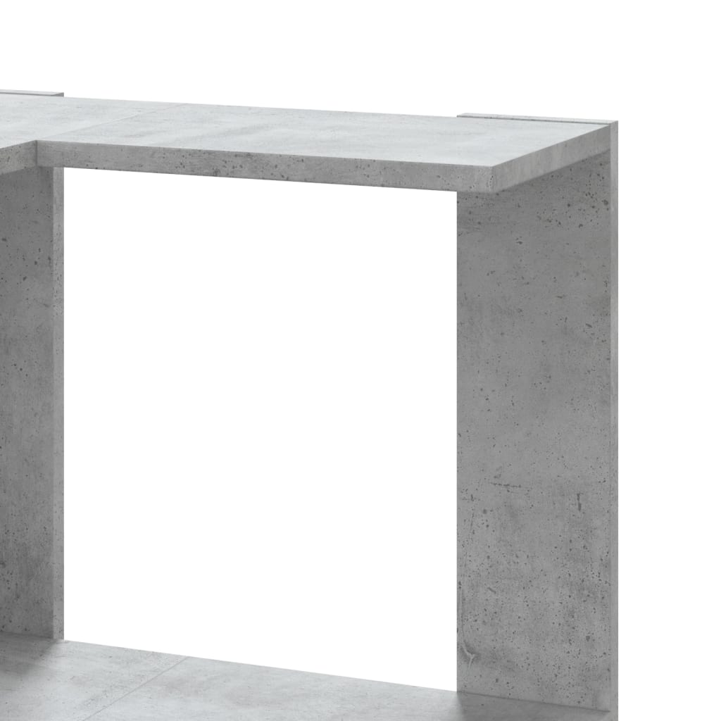 vidaXL Bibliotecă 5 niveluri gri beton 50x50x179cm lemn prelucrat vidaXL Bibliotecă 5 niveluri gri beton 50x50x179cm lemn prelucrat