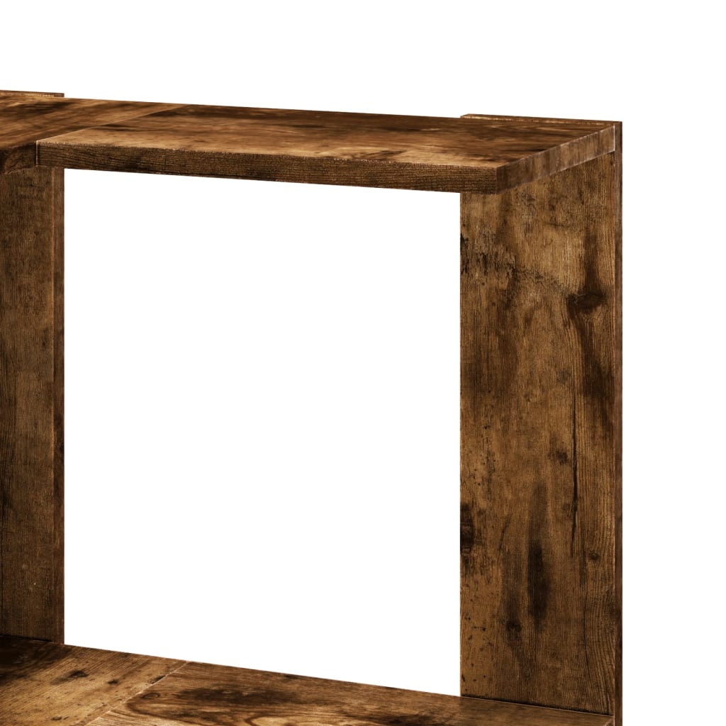 vidaXL Bibliotecă 5 niveluri stejar fumuriu 50x50x179cm lemn prelucrat vidaXL Bibliotecă 5 niveluri stejar fumuriu 50x50x179cm lemn prelucrat