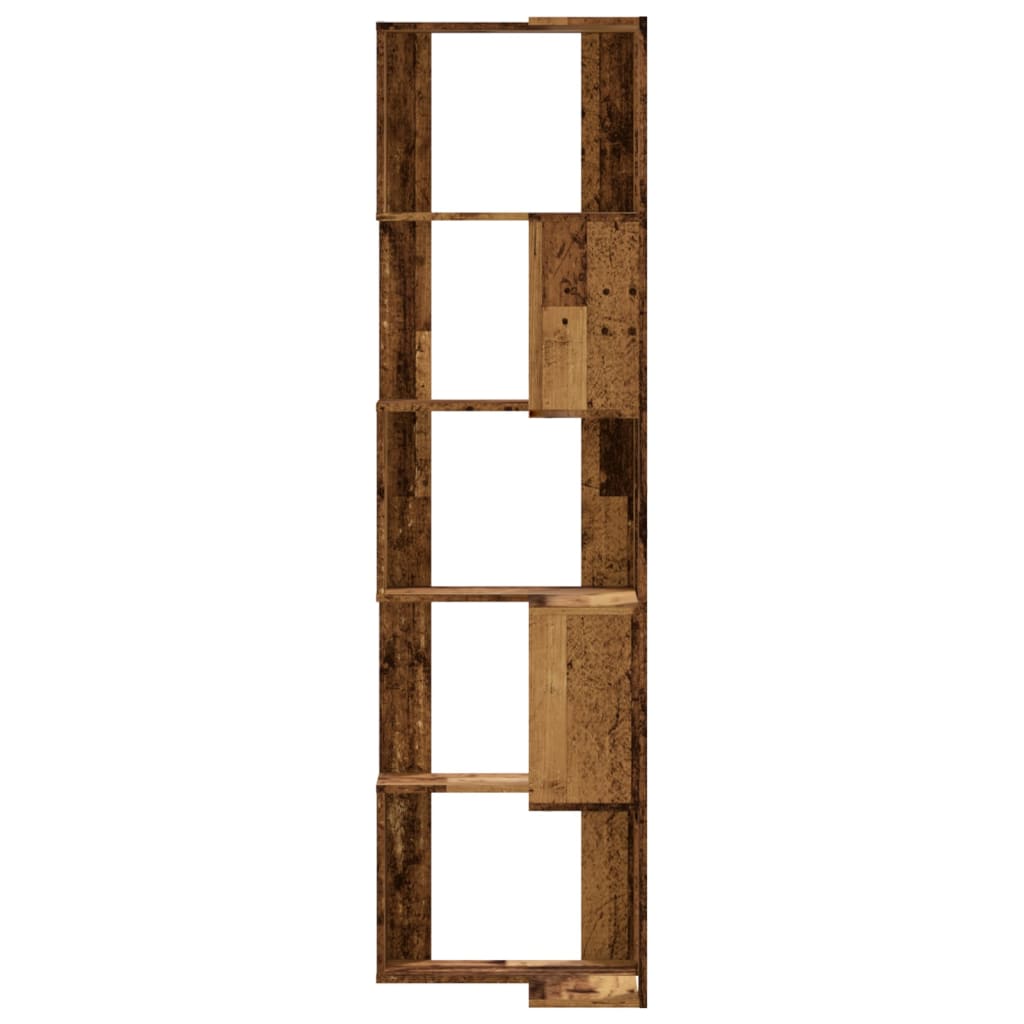 vidaXL Bibliotecă 5 niveluri lemn vechi 50x50x179cm lemn prelucrat vidaXL Bibliotecă 5 niveluri lemn vechi 50x50x179cm lemn prelucrat