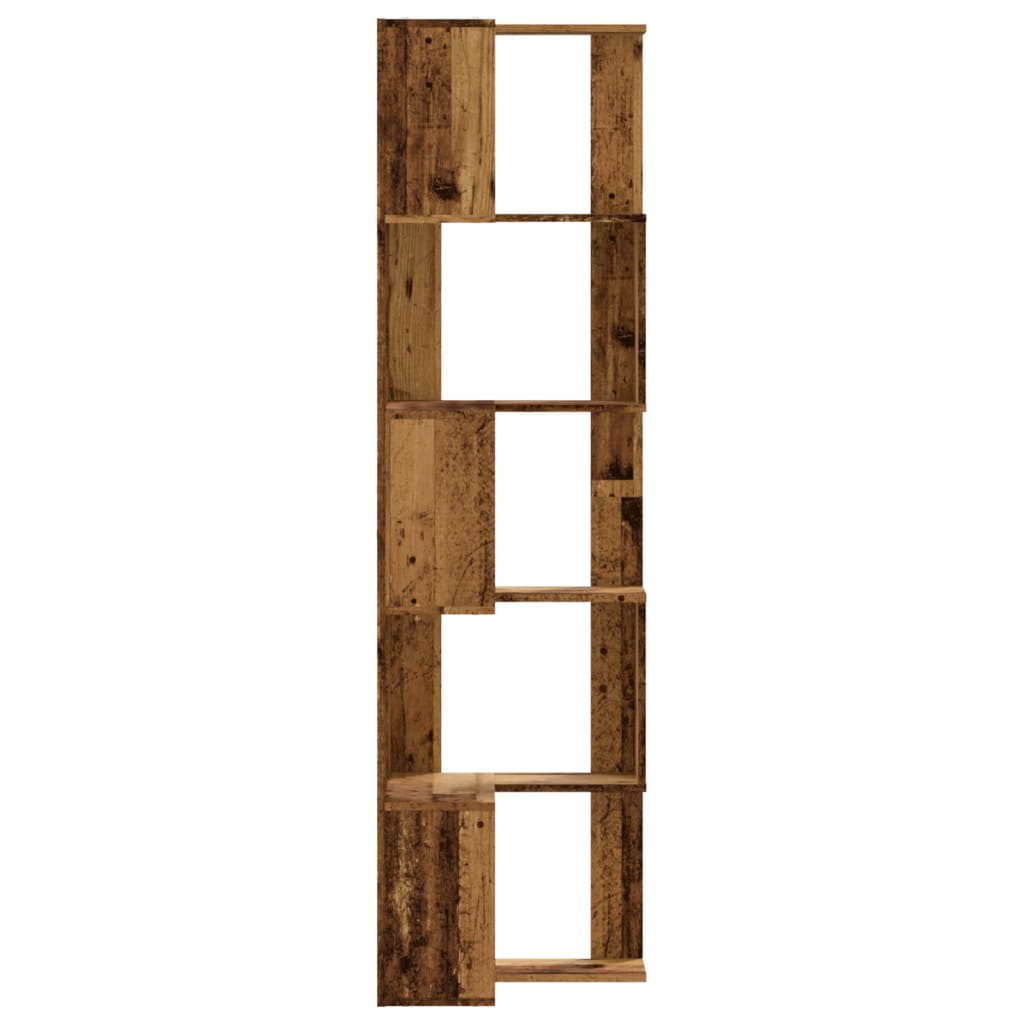 vidaXL Bibliotecă 5 niveluri lemn vechi 50x50x179cm lemn prelucrat vidaXL Bibliotecă 5 niveluri lemn vechi 50x50x179cm lemn prelucrat