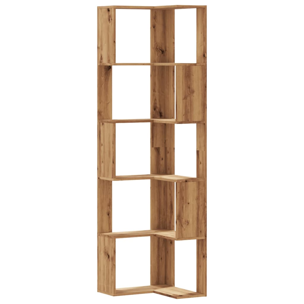 vidaXL Bibliotecă 5 nivel stejar artizanal 50x50x179 cm lemn prelucrat vidaXL Bibliotecă 5 nivel stejar artizanal 50x50x179 cm lemn prelucrat