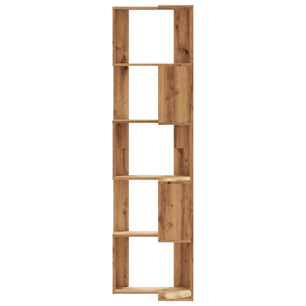 vidaXL Bibliotecă 5 nivel stejar artizanal 50x50x179 cm lemn prelucrat vidaXL Bibliotecă 5 nivel stejar artizanal 50x50x179 cm lemn prelucrat