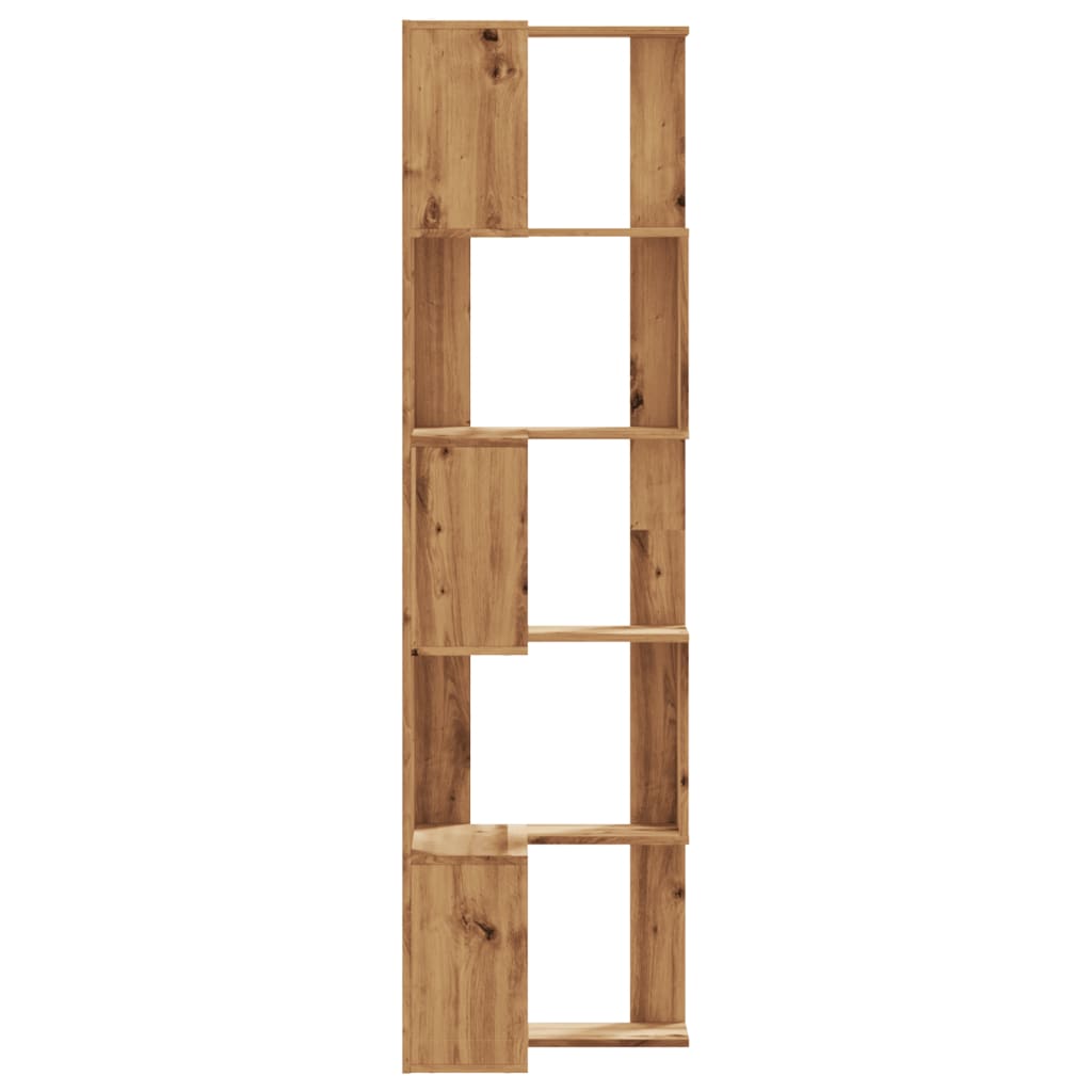 vidaXL Bibliotecă 5 nivel stejar artizanal 50x50x179 cm lemn prelucrat vidaXL Bibliotecă 5 nivel stejar artizanal 50x50x179 cm lemn prelucrat