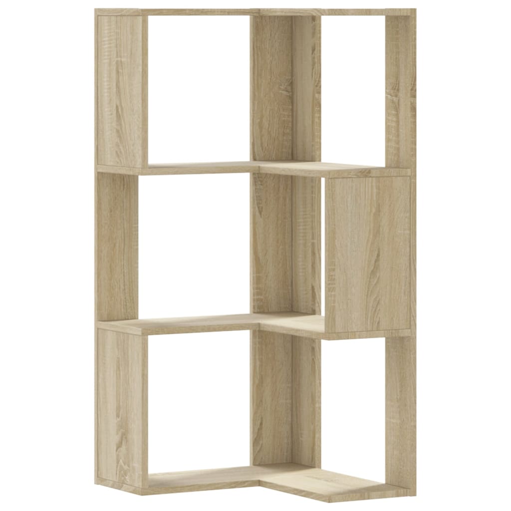vidaXL Bibliotecă 3 niveluri stejar sonoma 50x50x102 cm lemn prelucrat vidaXL Bibliotecă 3 niveluri stejar sonoma 50x50x102 cm lemn prelucrat