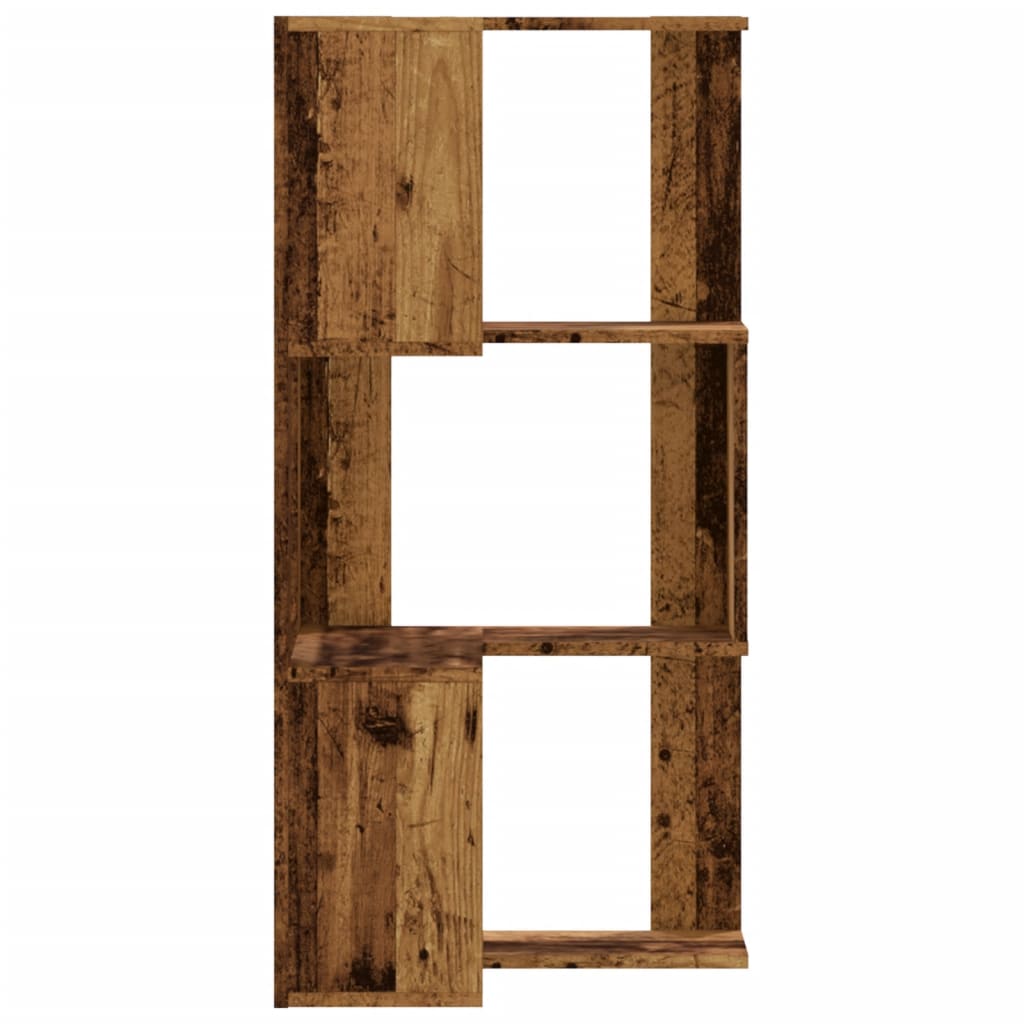 vidaXL Bibliotecă 3 niveluri lemn vechi 50x50x102 cm lemn prelucrat vidaXL Bibliotecă 3 niveluri lemn vechi 50x50x102 cm lemn prelucrat