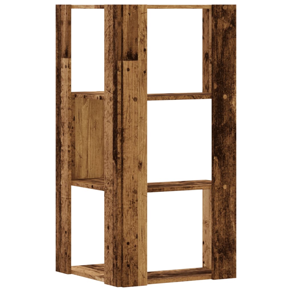 vidaXL Bibliotecă 3 niveluri lemn vechi 50x50x102 cm lemn prelucrat vidaXL Bibliotecă 3 niveluri lemn vechi 50x50x102 cm lemn prelucrat