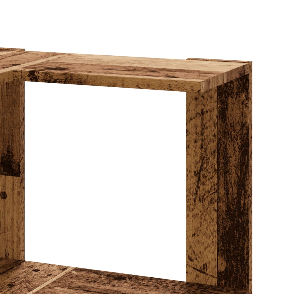 vidaXL Bibliotecă 3 niveluri lemn vechi 50x50x102 cm lemn prelucrat vidaXL Bibliotecă 3 niveluri lemn vechi 50x50x102 cm lemn prelucrat